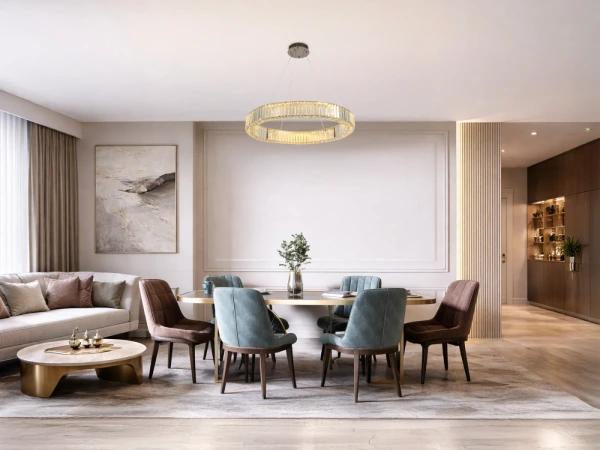 LED krištáľový luster + diaľkový ovládač 50W - J6325/CH 3