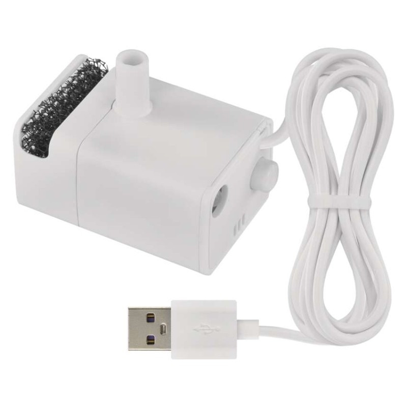 Náhradné vodné čerpadlo pre vodné fontány, biele