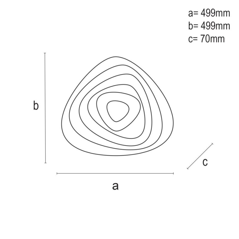 LED stropné svietidlo + diaľkový ovládač 130W - J1318/W 1