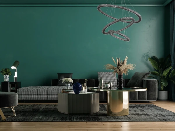 LED krištáľové svietidlo + diaľkový ovládač 210W - J6355/CH 7