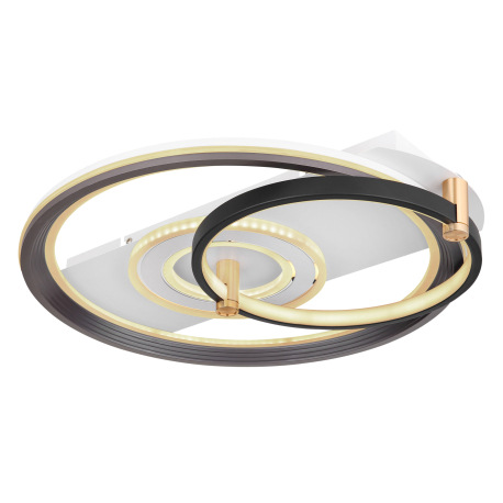 Stropné svietidlo, kov biely, čierny a sivý, akryl opál, stmievateľné, viackrokové ovládanie cez nás 8