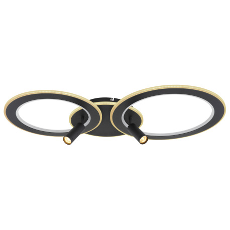 Stropné svietidlo kov čierny matný, akryl opál, stmievateľné, pamäťová funkcia, nočné svetlo, diaľko 14