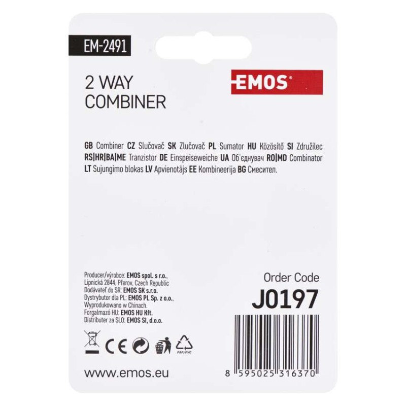 Zlučovač feritový EU 2491 (D193) 2