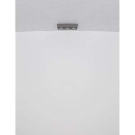 LED reflektor, hliník sivý tmavý, plast sivý, plast číry, DxŠxV: 332x117x55mm, vrátane LED 14W 230V, 15