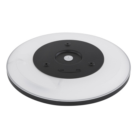 Stropné svietidlo, plast čierny, plast satinovaný, plast biely, podsvietenie, 3 úrovne osvetlenia po 5