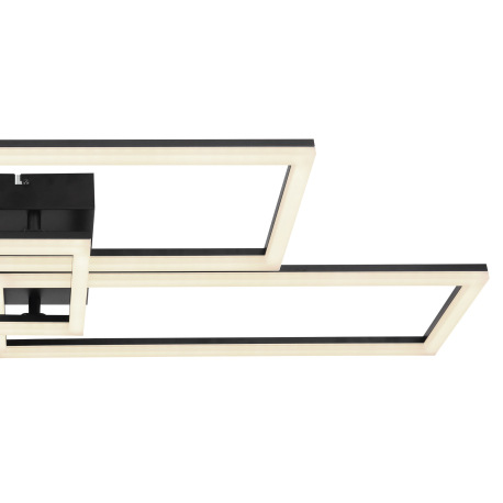 Stropné svietidlo, kov čierny, plast biely, pamäťová funkcia, stmievateľné, diaľ.ovládanie, fixácia 5