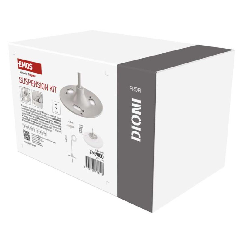 Závesná súprava pre led svietidlá biely 2