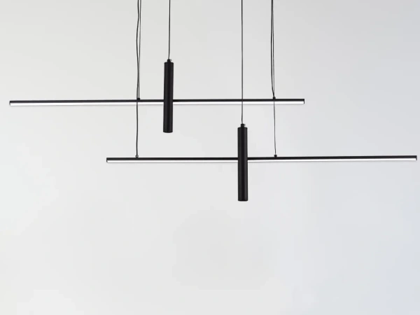 LED závesná lampa na lanku + diaľkový ovládač 70W - J7305/B 7