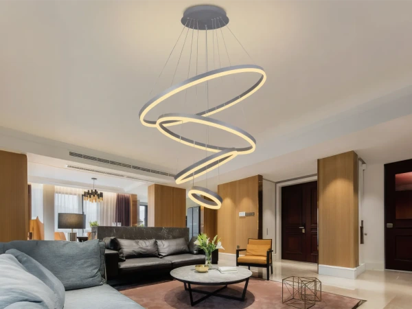 LED visiace svietidlo + diaľkový ovládač 135W - J4314/S 5