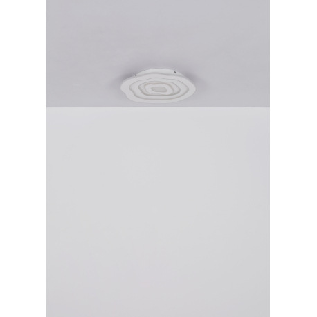 Stropné svietidlo kovové biele matné, akryl biely, DxŠxV: 480x430x60mm, LED 24W 230V, 3000lm zdroj, 5