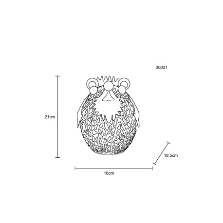 Solárne svietidlo, kov hnedý, plast zelený, vypínač, batéria AA 400mAh 1,2V, IP44, ježko, DxŠxV: 160 6