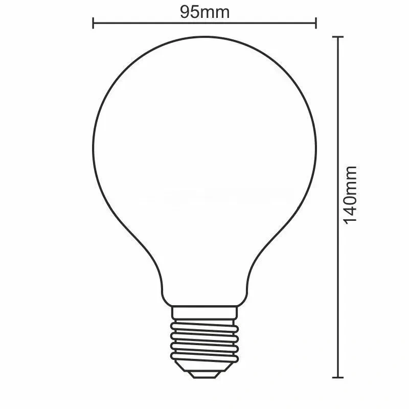 LED žiarovka / filament 11W - G95 / E27 / 3000K - ZLF911D 4