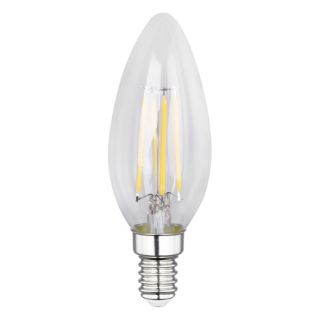 LED žiarovka, nikel matný, sklo priehľadné, 2ks v balení, Ø35, V:98, 2xE14 LED 4W 230V, 400lm, 3000K 2