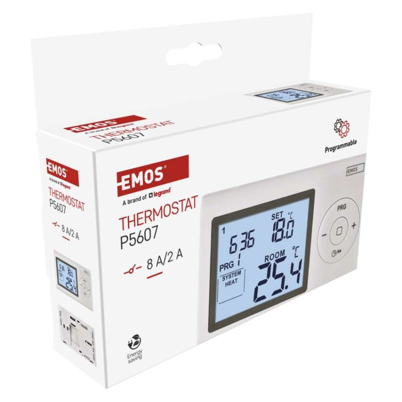 Izbový programovateľný drôtový termostat P5607 10