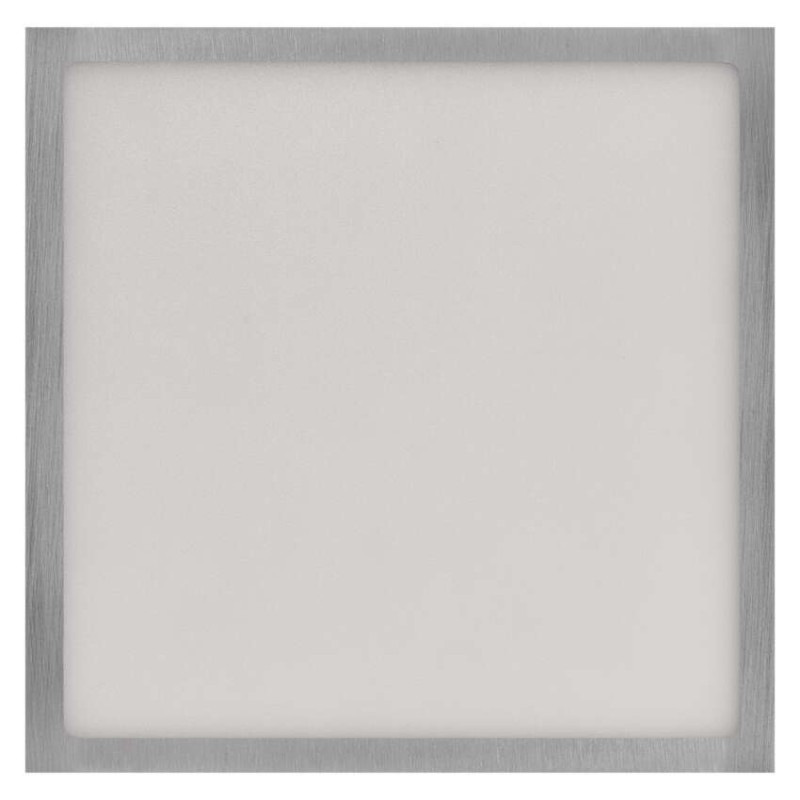 LED prisadené svietidlo, štvorec, strieborné, 21W, CCT 6