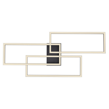 Stropné svietidlo, kov čierny, plast biely, pamäťová funkcia, stmievateľné, diaľ.ovládanie, fixácia 15