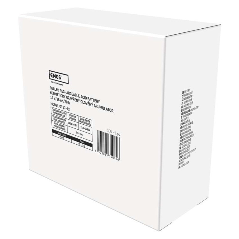 Bezúdržbový olovený akumulátor 12 V/18 Ah 5