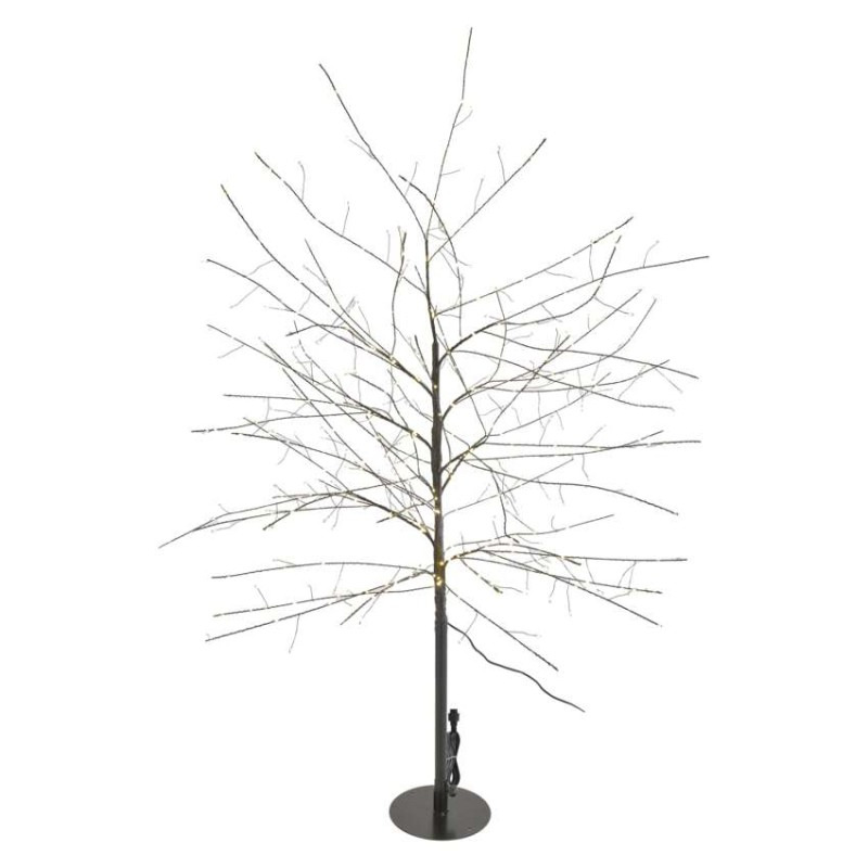 LED vianočný stromček, 120 cm, vonkajšia aj vnútorná, teplá biela, časovač