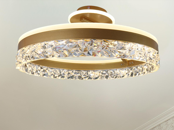 LED luxusné stropné krištáľové svietidlo s diaľkovým ovládačom 85W - TA1306/G 13