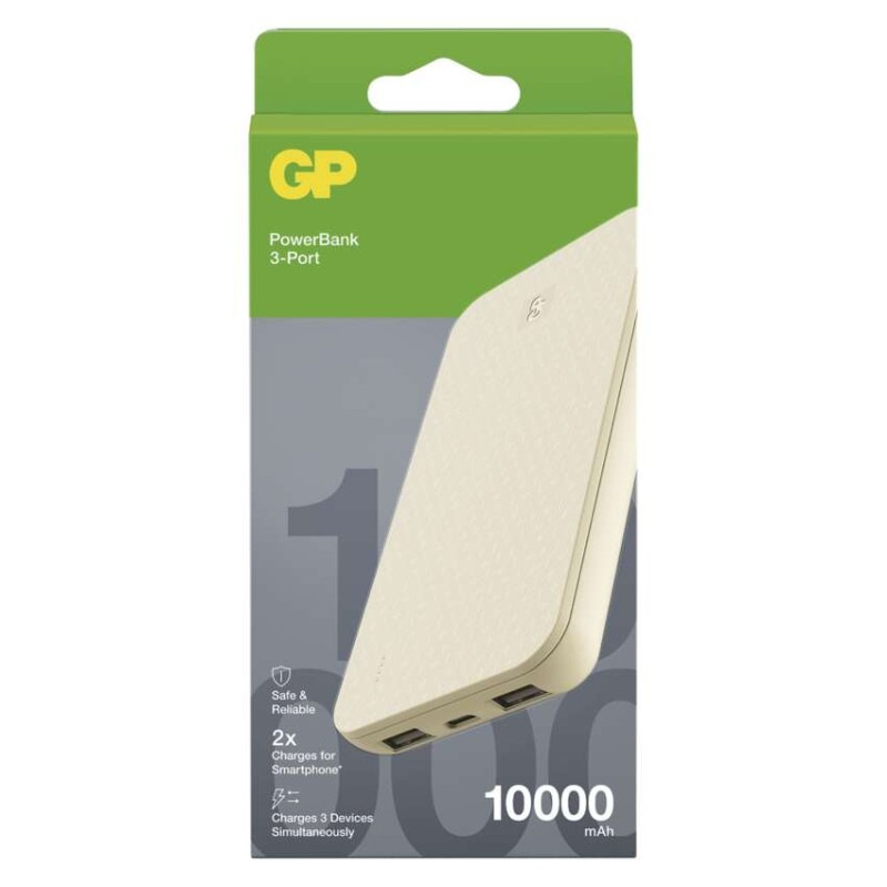 Power bank GP B+ Series, 10 000 mAh, 15 W, béžová 5