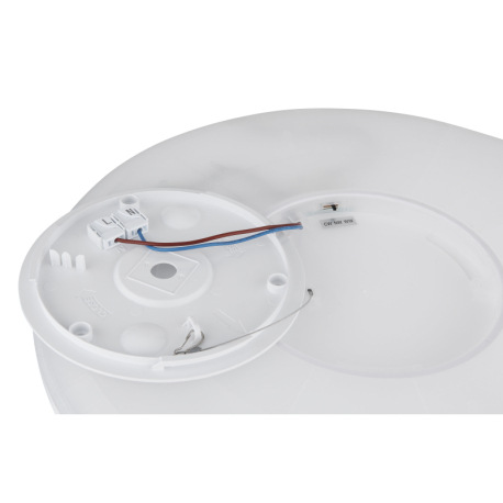 Stropné svietidlo, plast niklový, satinovaný, biely, niekoľko úrovní cez nástenný spínač, podsvieten 16