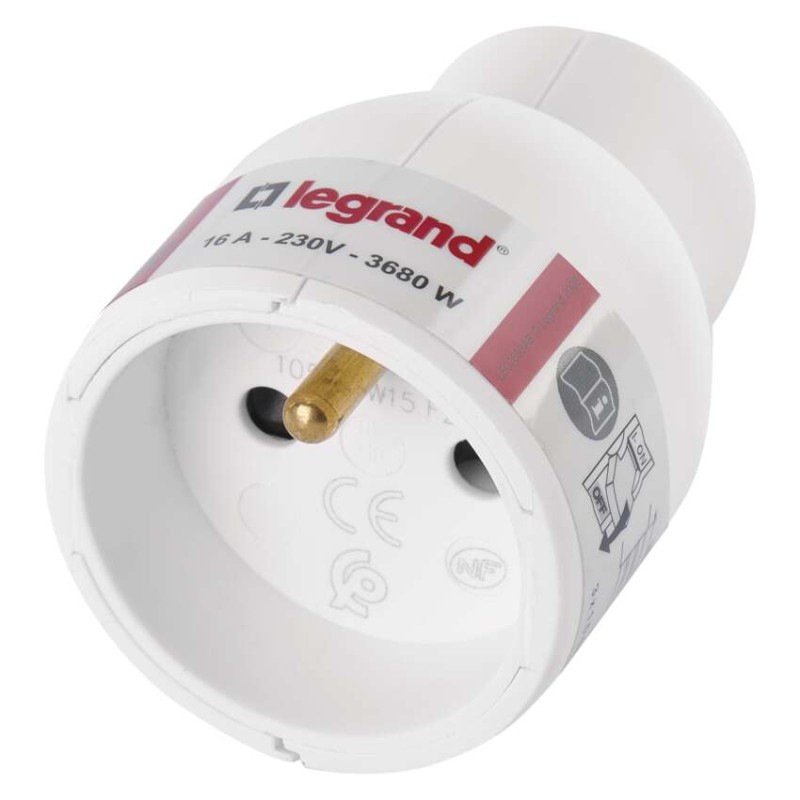 Legrand zásuvka, biela 3