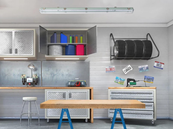 Prachotesné žiarivkové svietidlo na 2 x T8 ( 120cm LED trubica ) - TL401 11