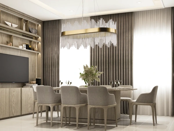 LED krištáľové svietidlo + diaľkový ovládač 90W - J6316/C 4