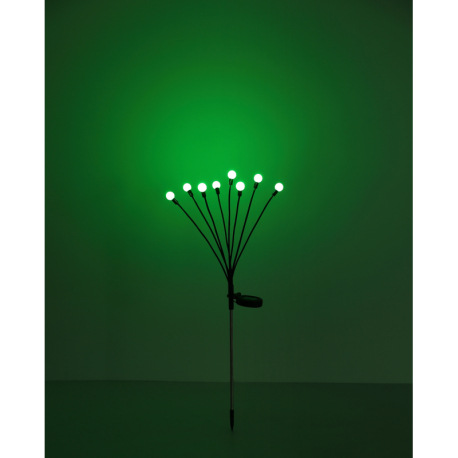 Solárne svietidlo, nerez, plast čierny, plast biely, vypínač, RGB menič farieb, nastaviteľné, vrátan 7