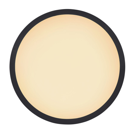 Stropné svietidlo, plast čierny, plast satinovaný, plast biely, podsvietenie, 3 úrovne osvetlenia po 3