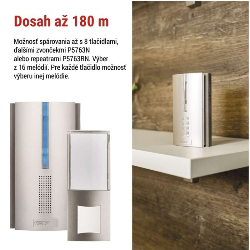 Domový bezdrôtový predlžovač signálu pre P5760N a P5763N na 3× AA 4