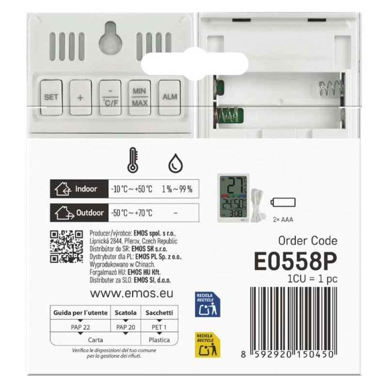 Digitálny teplomer E0558P 11