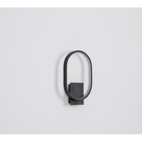 Vonkajšie svietidlo kov čierny matný, hliník čierny matný, plast biely, IP44, ŠxV: 200x320mm, H: 50m 6