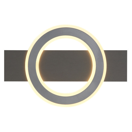 Stropné svietidlo, plast antracit, brúsený sivý kov, akryl biely, DxŠxV: 440x290x55mm, vrátane LED 1 14