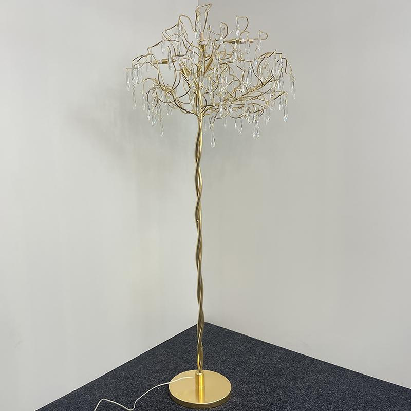 Luxusná krištáľová stojaca lampa 5 x G9 - CA061/F 6