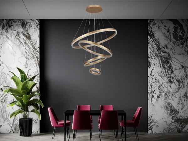 LED visiace svietidlo + diaľkový ovládač 135W - J4314/G 7