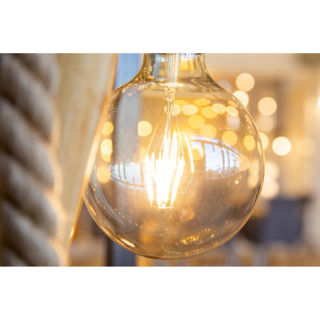 Stojacia lampa, drevo hnedé, nožný spínač na kábli, DxŠxV: 510x250x1500mm, bez žiarovky 1xE27, max. 7