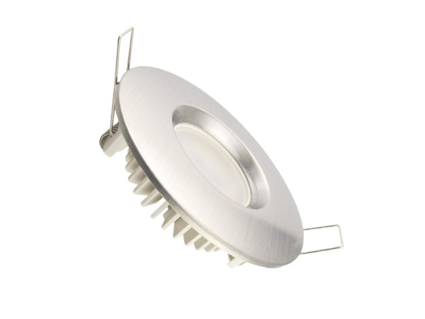 LED podhľadové svietidlo 7W / IP44 / DR02 / SMD / 4000K / SI - LDL253/S 4