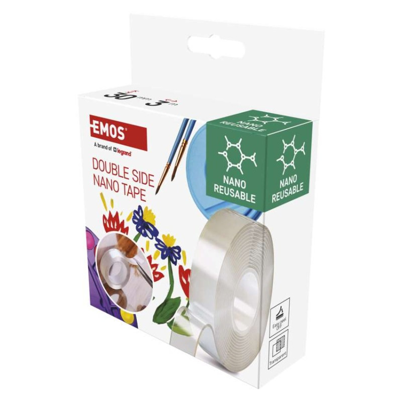 Dvojstranná NANO páska 30 mm / 3 m, priehľadná 6