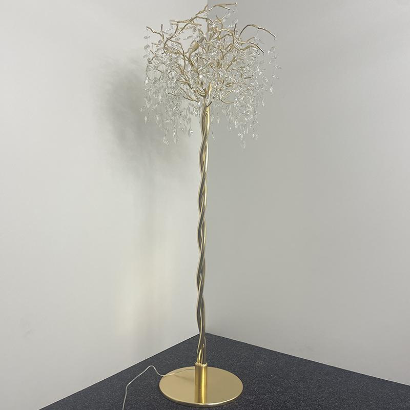 Luxusná krištáľová stojaca lampa 5 x G9 - CA011/F 4