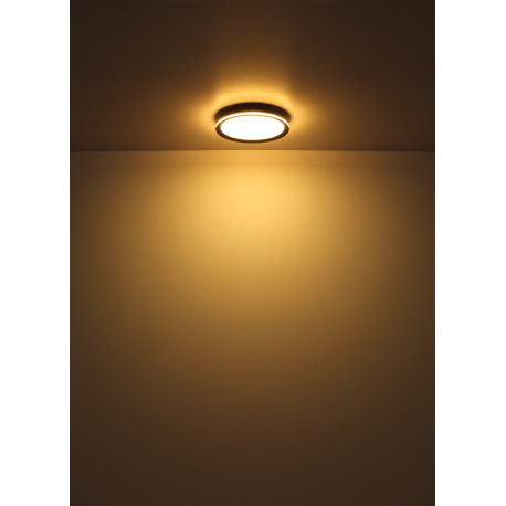 Stropné svietidlo, kov čierny, plast opál, hliník čierny, niekoľko úrovní pomocou nástenného vypínač 14