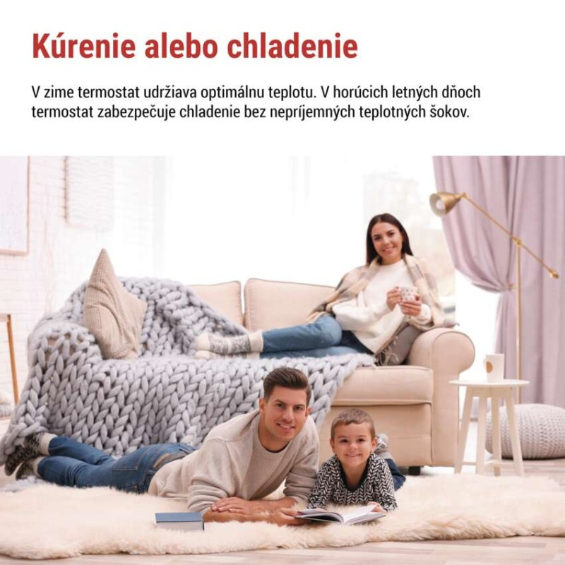 Izbový programovateľný bezdrôtový OpenTherm termostat P56A11 3