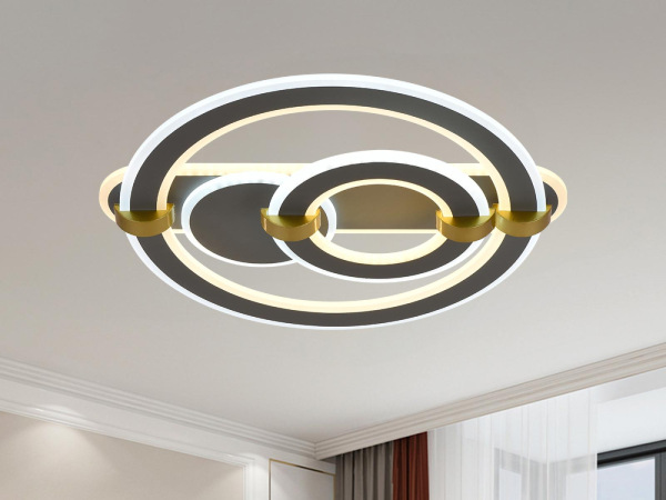 LED stropné svietidlo s diaľkovým ovládačom 120W - J3341/S 6