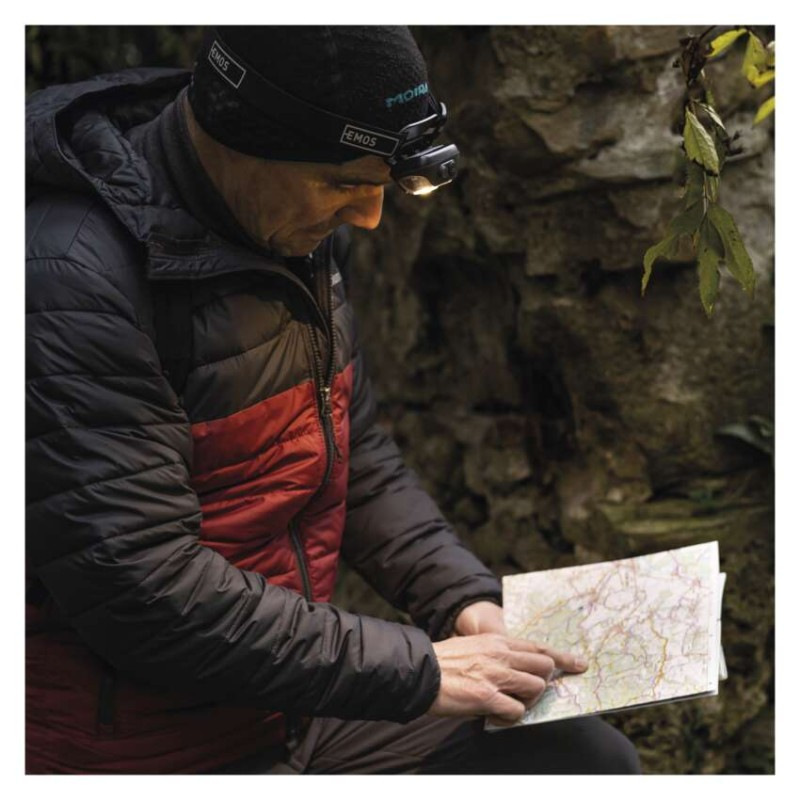 COB LED nabíjacia čelovka P3542, 500 lm, 130 m, Li-pol 1200 mAh 4