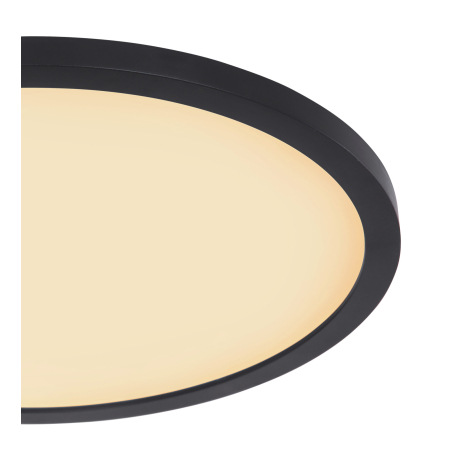 Stropné svietidlo, plast čierny, plast satinovaný, plast biely, podsvietenie, 3 úrovne osvetlenia po 4