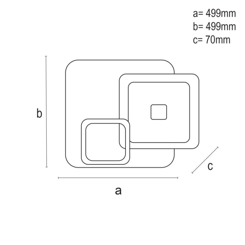 LED stropné svietidlo + diaľkový ovládač 145W - J1312/WB 13