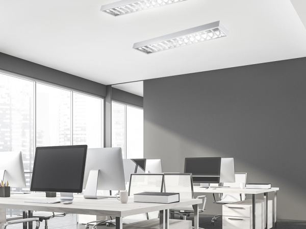 Biele žiarivkové prisadené svietidlo na 2 x T8 ( 120cm LED trubica ) - TL302 9