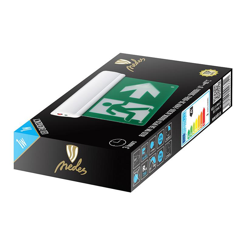 LED núdzové svietidlo 1W / 3h / IP20 - LEL201 3