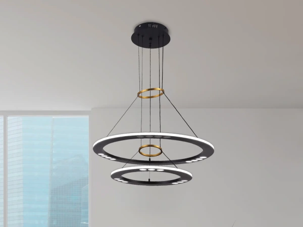 LED závesná lampa na lanku + diaľkový ovládač 65W - J7301/B 11