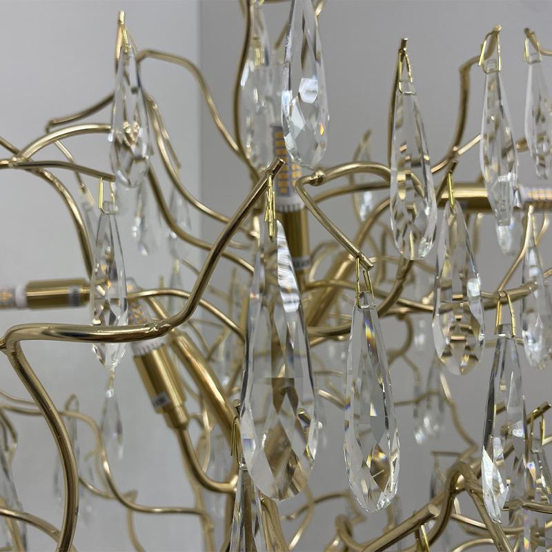 Luxusná krištáľová stojaca lampa 5 x G9 - CA061/F 5